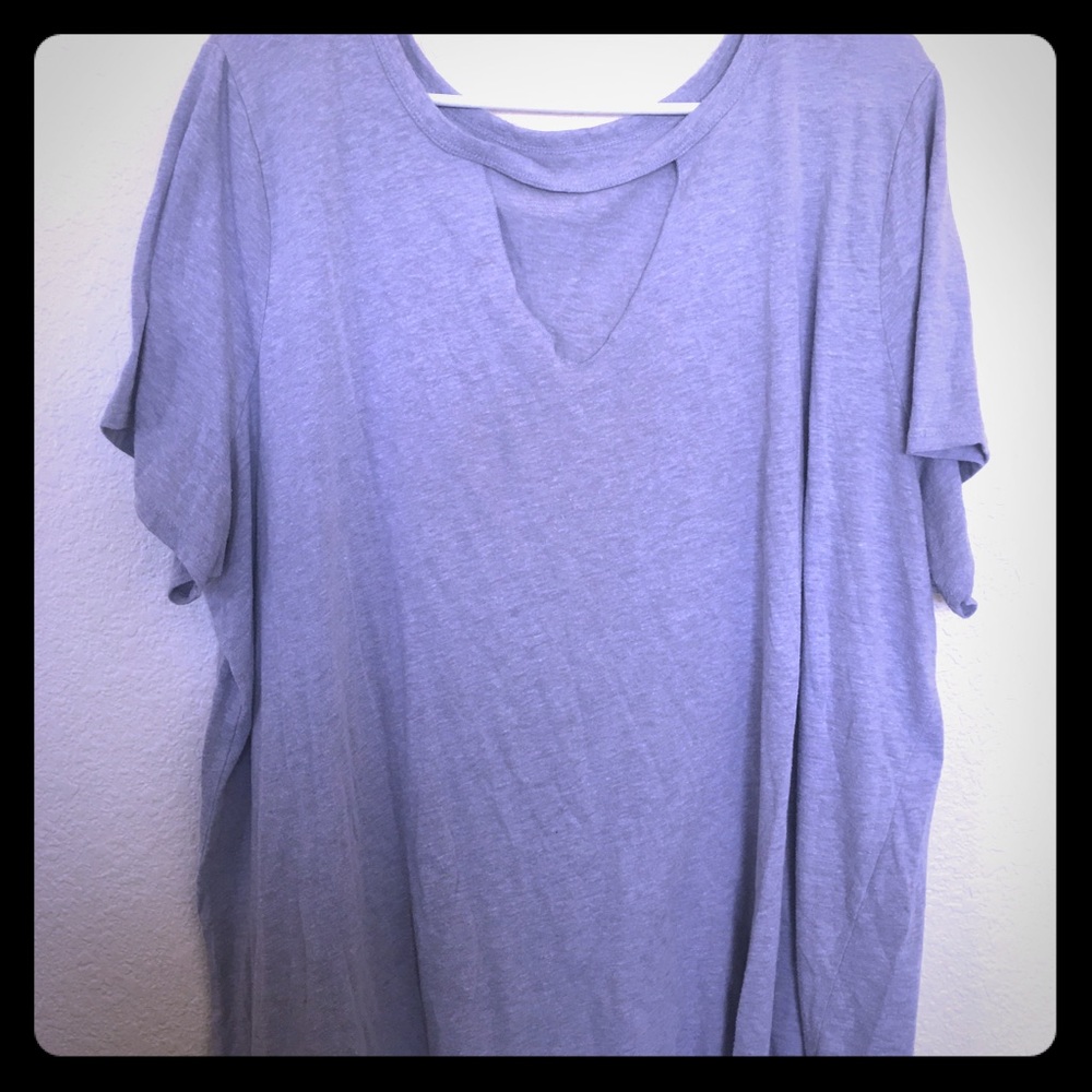Lavender top by Lane Bryant